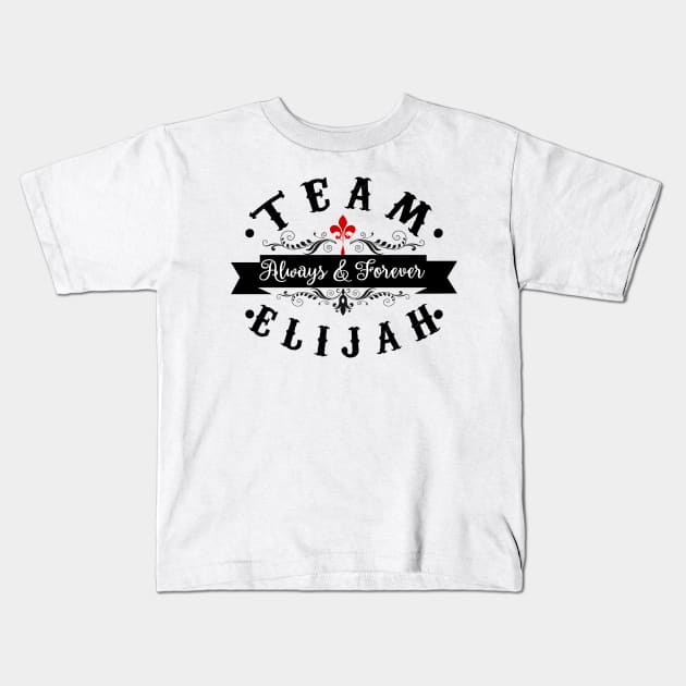 Team Elijah Kids T-Shirt by KsuAnn